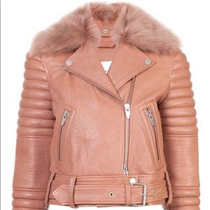 NWOT The Arrivals “Rainier” leather moto jacket